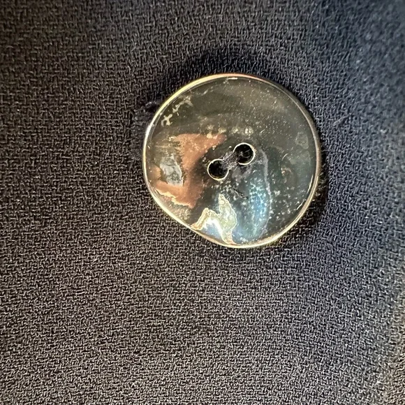 Truth by Republic Black Cropped Blazer with Gold Button - NWT but Minor Flaw - Picture 8 of 13